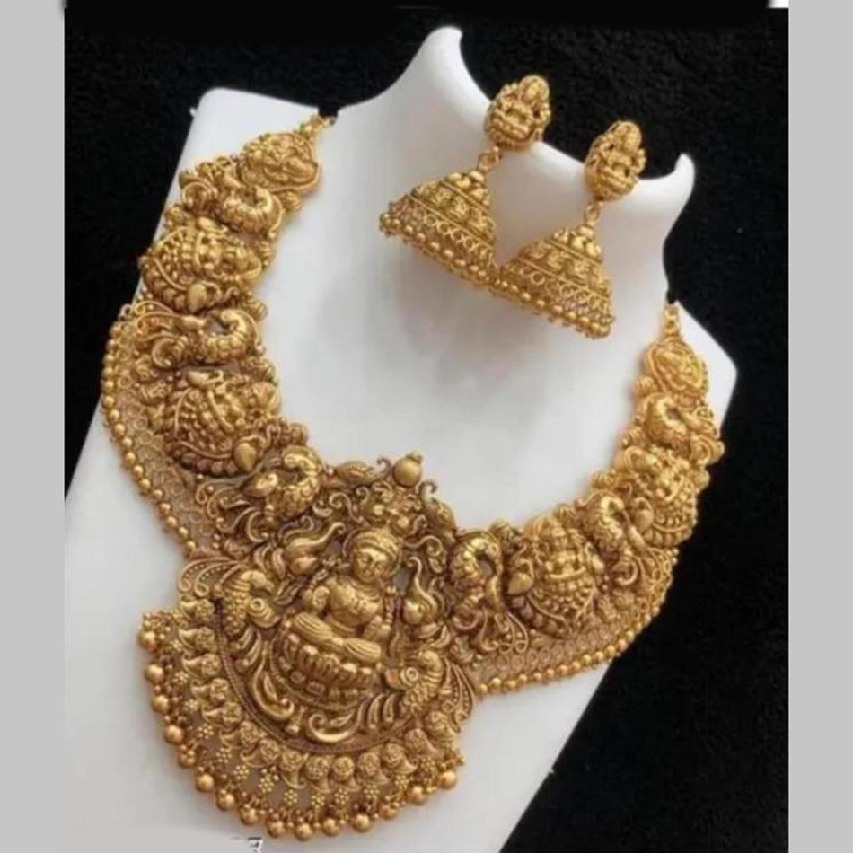 Kundan Choker Necklace in Gold Plated | Bridal Jewellery India