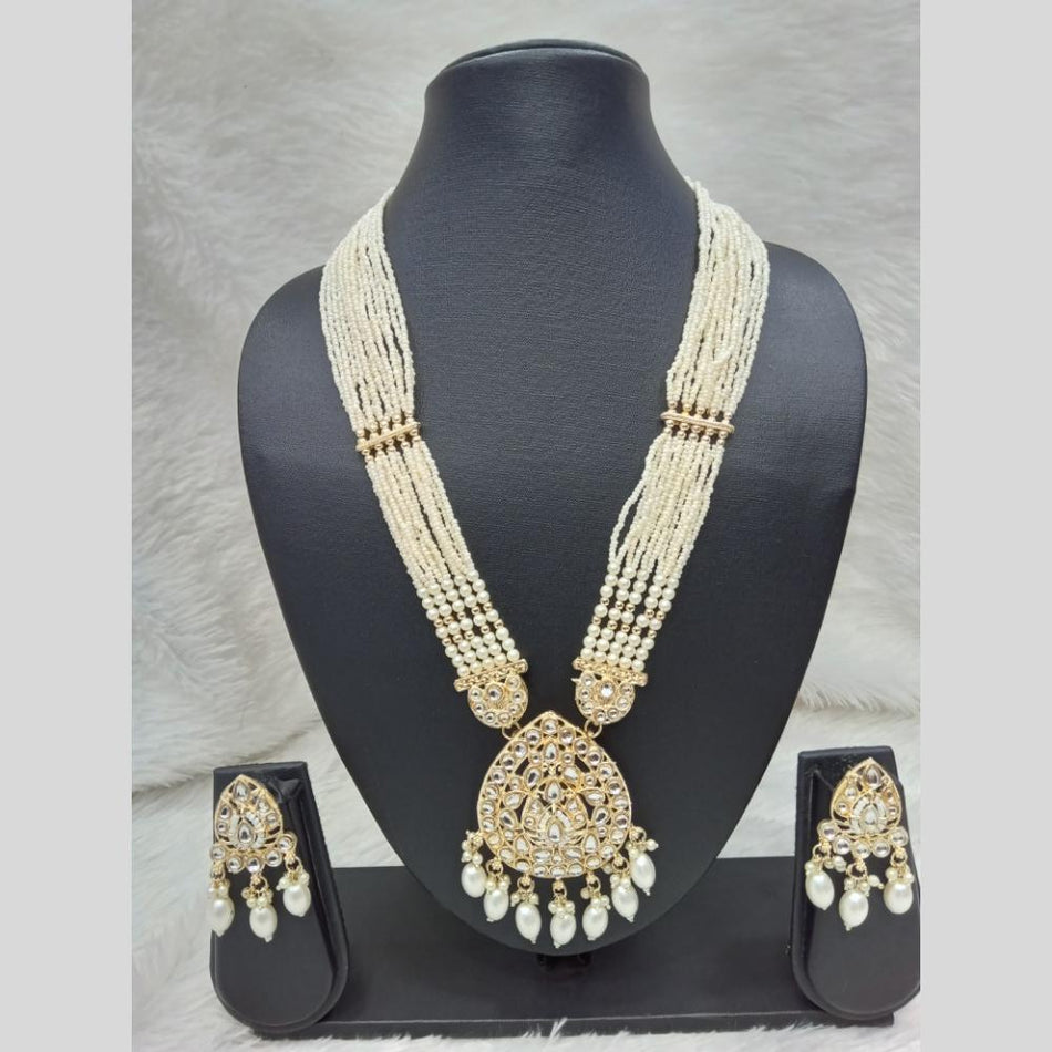 Kundan Necklace in Gold Plated for Bridal Wear | Bridal Jewellery India