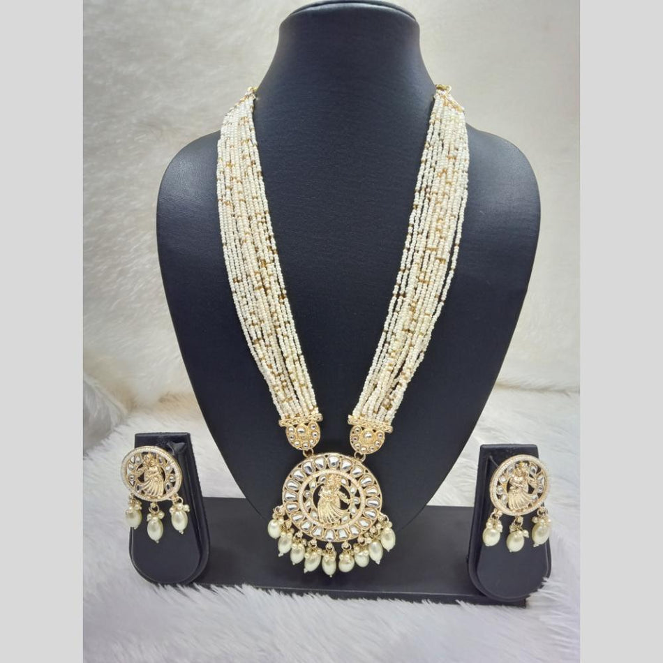 Kundan Necklace in Gold Plated for Occasion Wear | Bridal Jewellery India