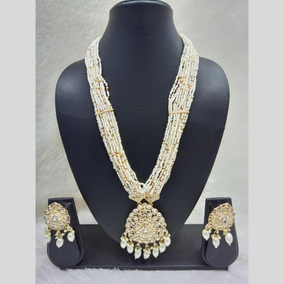 Kundan Necklace in Gold Plated for Bridal Wear | Bridal Jewellery India