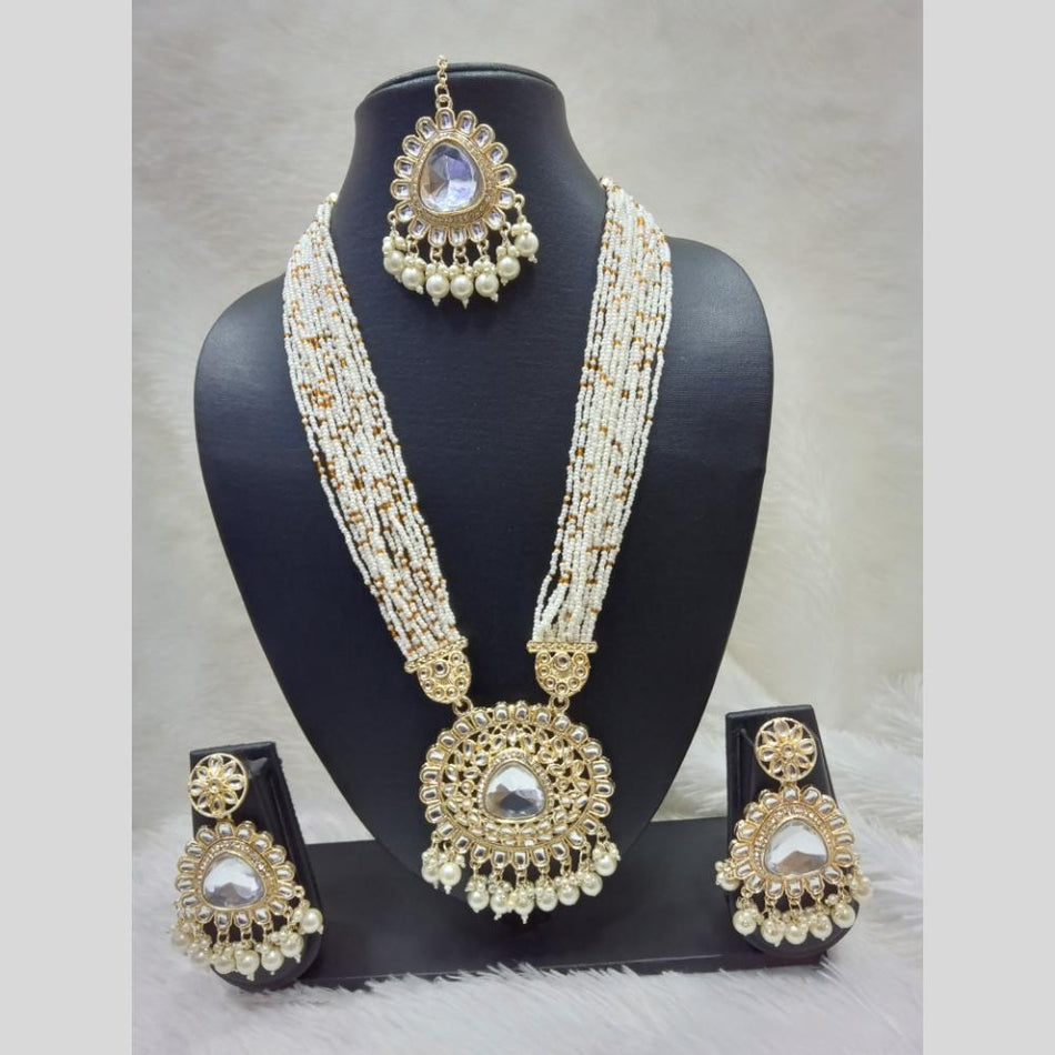 Kundan Necklace in Gold Plated for Bridal | Bridal Jewellery India