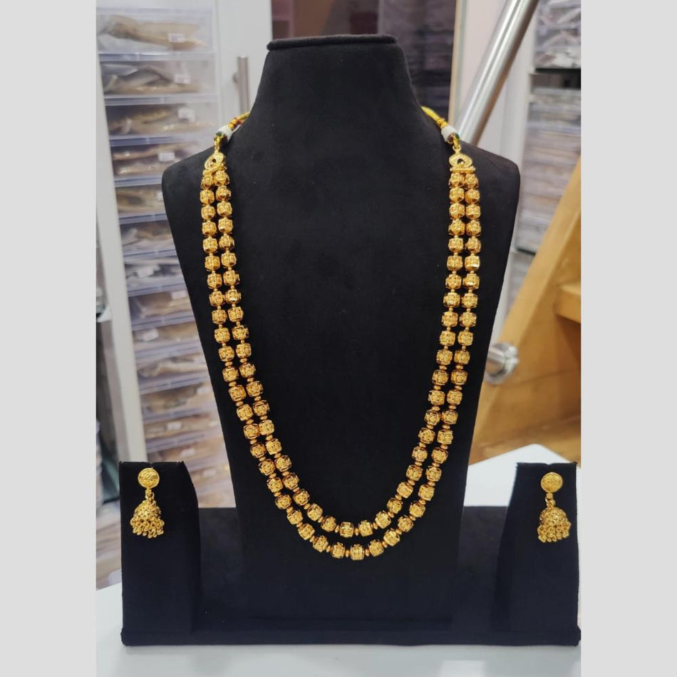Rose Gold Plated Kundan Necklace for Bridal Wear | Bridal Jewellery India