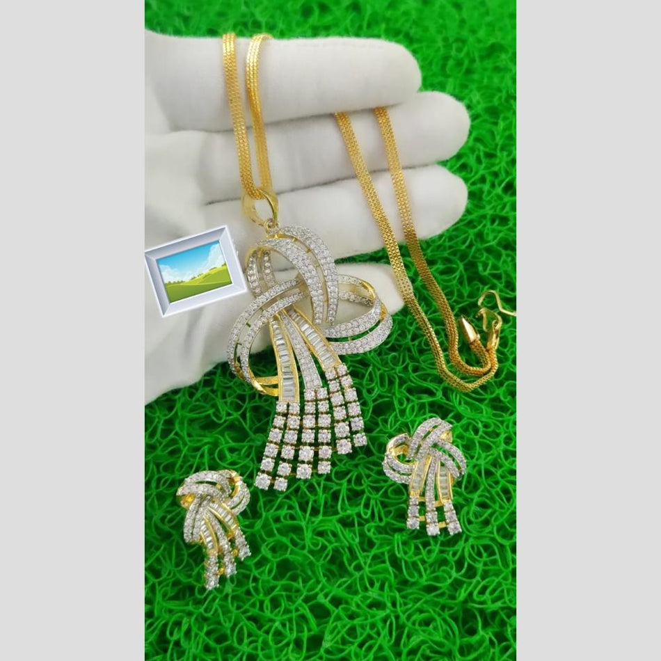 Pendant in Austrian Silver for Women | Bridal Jewellery India