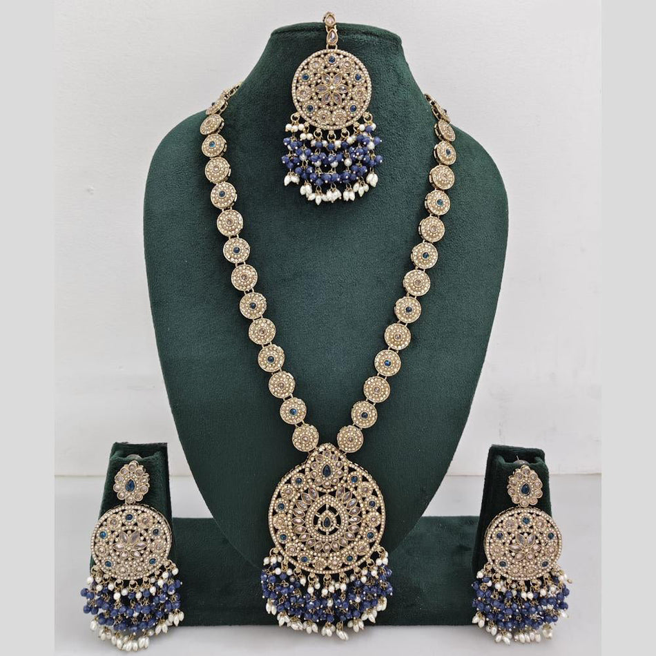 Pearl Drop Earrings in Oxidised Silver | Bridal Jewellery India