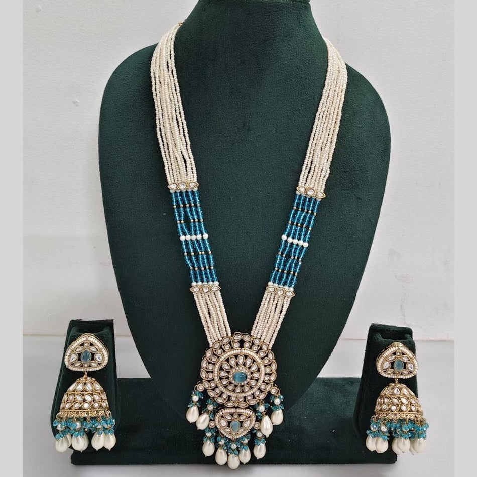 Pearl Kundan Choker in Gold Plated | Bridal Jewellery India