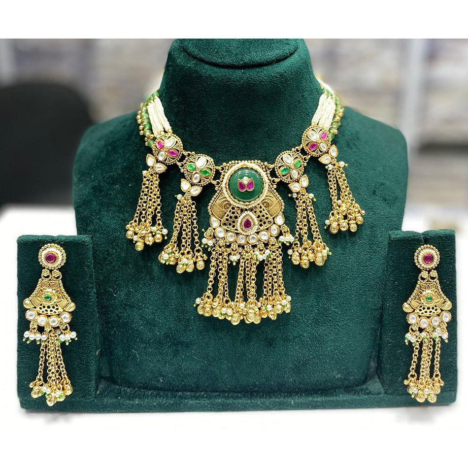 Layered Chain Bracelet in 14K Gold Plated | Bridal Jewellery India