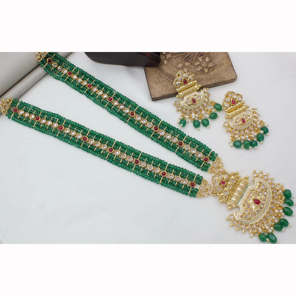Meenakari Maang Tikka in Gold Plated for Bride | Bridal Jewellery India