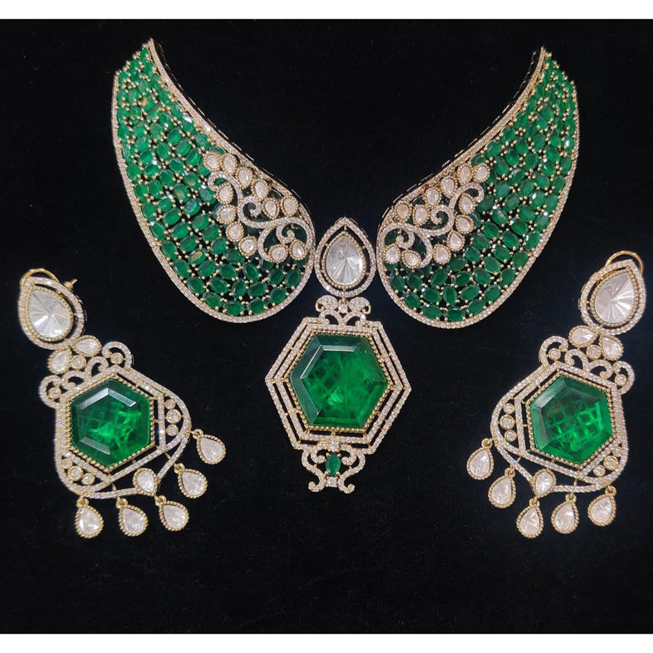 Kundan Choker Necklace in Gold Plated for Bridal Wear | Bridal Jewellery India