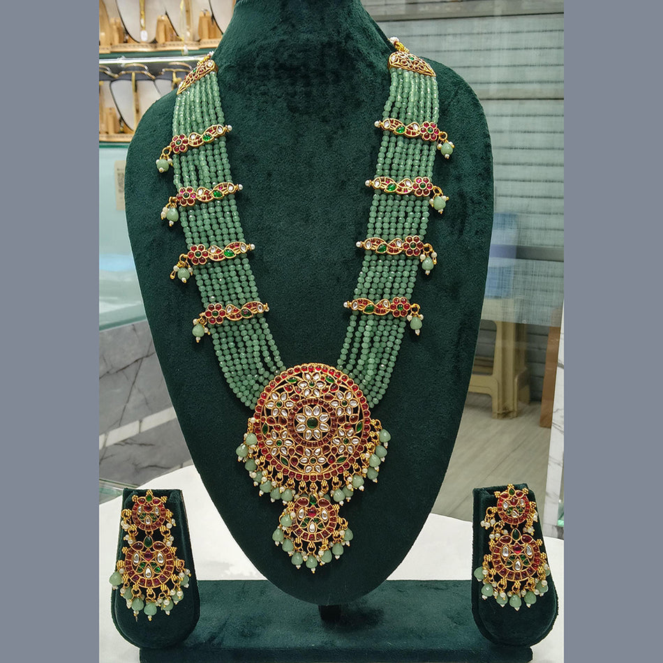Oriental Pearl Necklace in Sterling Silver | Bridal Jewellery India