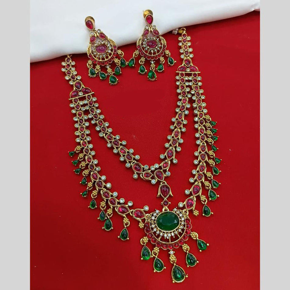 Kundan Choker Necklace in Sterling Silver | Bridal Jewellery India