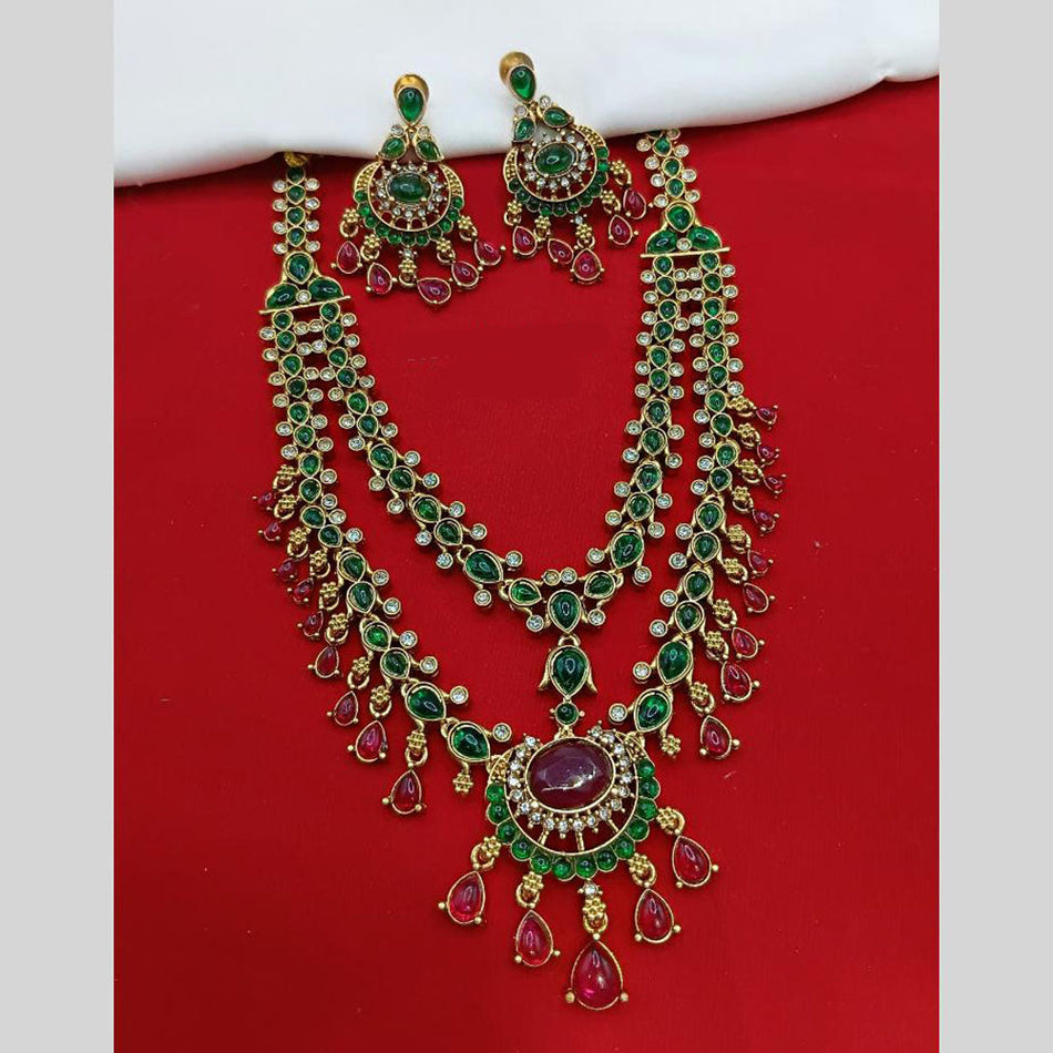 Kundan Necklace in  Gold Plated | Bridal Jewellery India