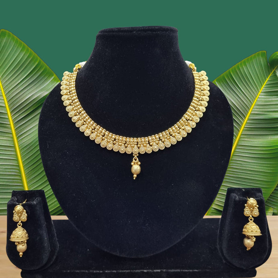 Elegant Beaded Necklace in Sterling Silver | Bridal Jewellery India