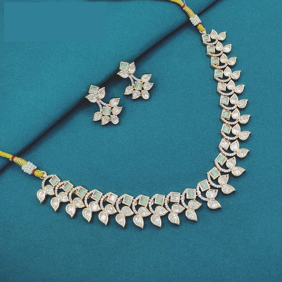 Kundan Necklace in Gold Plated Silver | Bridal Jewellery India