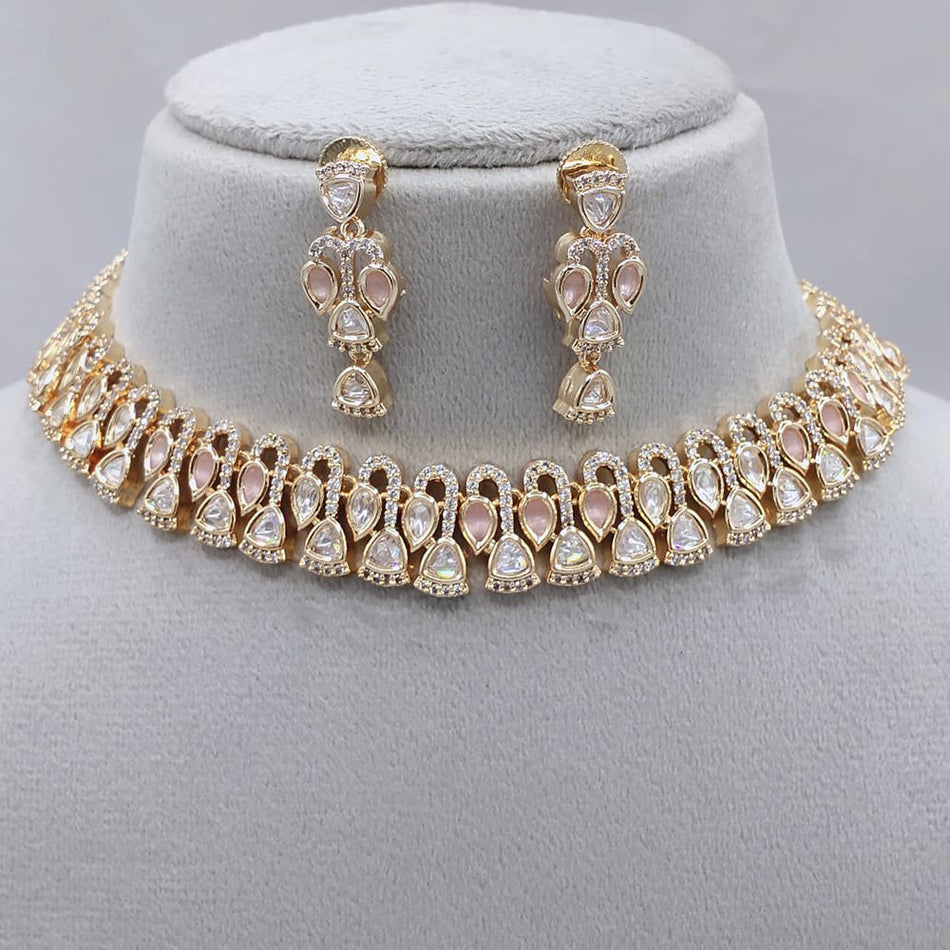 Kundan Necklace in Gold Plated for Bridal Wear | Bridal Jewellery India
