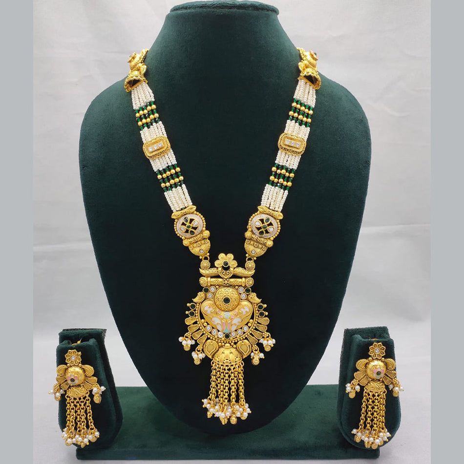 Kundan Choker Necklace in Gold Tone for Bridal Wear | Bridal Jewellery India
