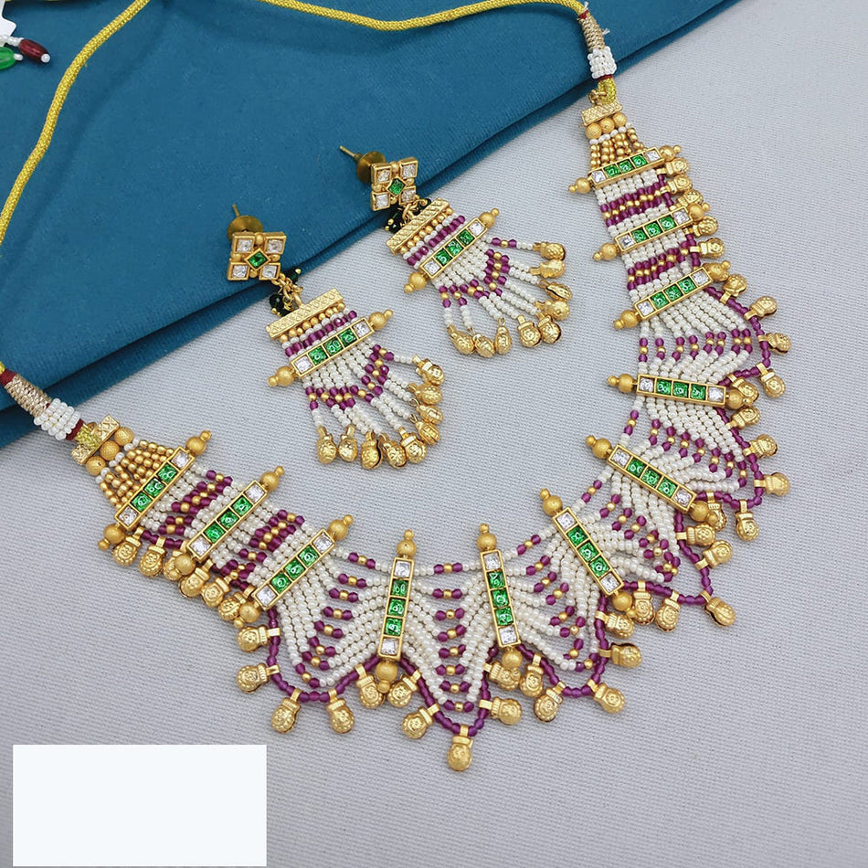 Pendant in Rose Gold Plated for Special Occasions | Bridal Jewellery India
