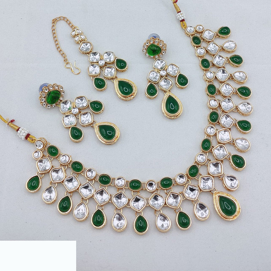 Kundan Necklace in  Gold Plated for Bridal | Bridal Jewellery India