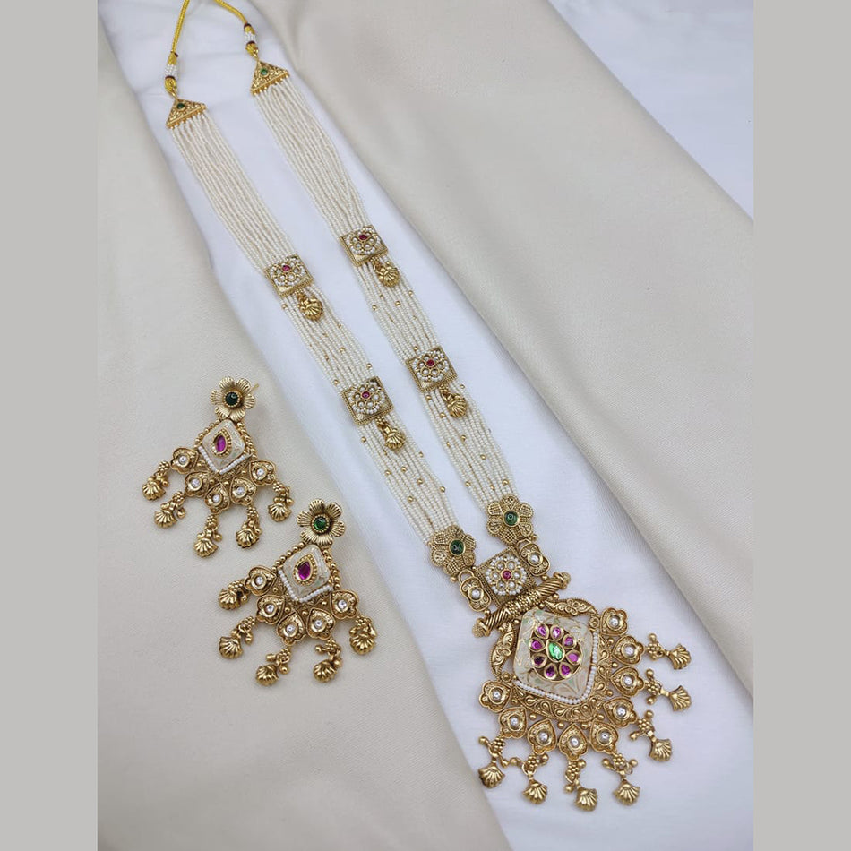 Elegant Meenakari Necklace in Gold Plated | Bridal Jewellery India