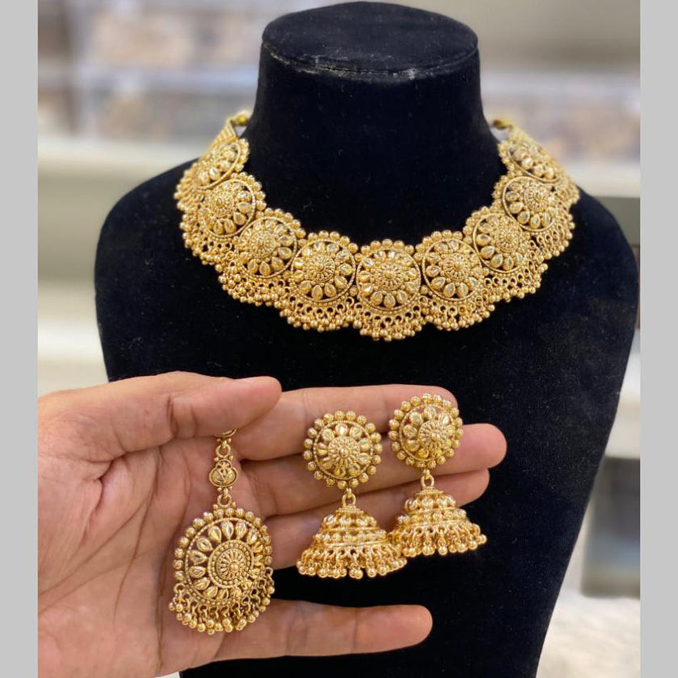 Gold Plated Necklace Set | Bridal Jewellery India