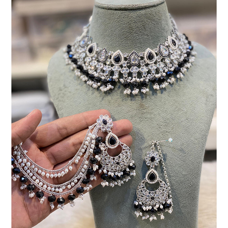 Pearl Choker in  Gold Plated | Bridal Jewellery India