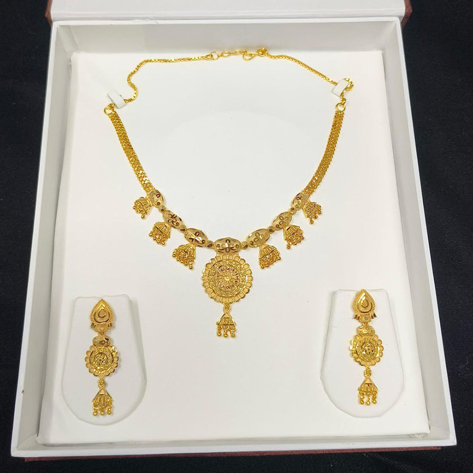 Rose Gold Plated Layered Earrings for Wedding | Bridal Jewellery India