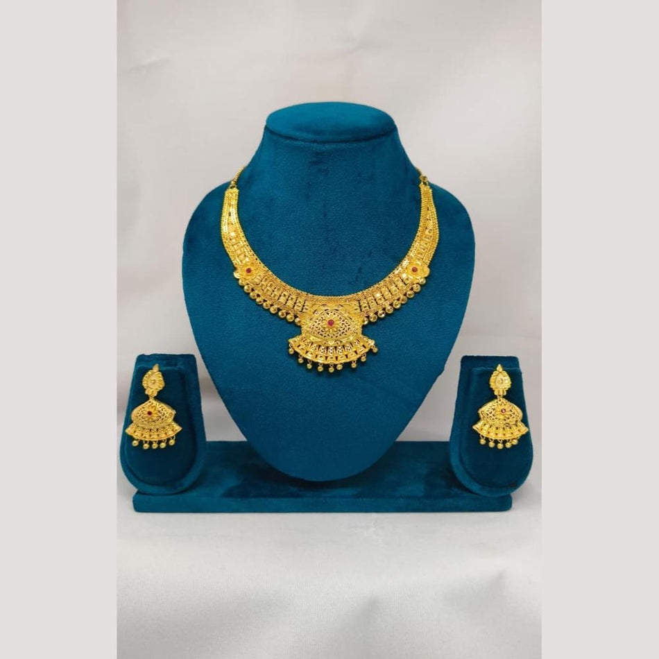Rose Gold Plated Layered Earrings | Bridal Jewellery India