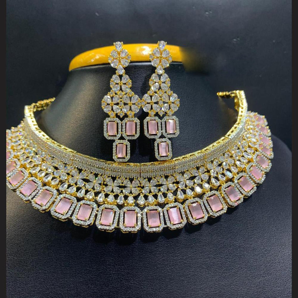 Gold Plated Choker Necklace for Bridal | Bridal Jewellery India