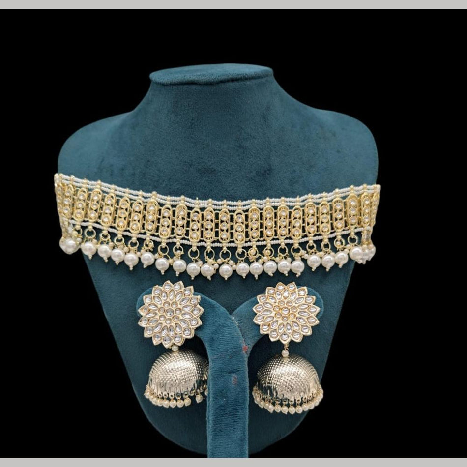 Kundan Choker in Gold Plated | Bridal Jewellery India