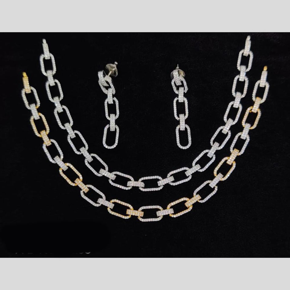 Kavita Art 18K Gold Plated Necklace for Party | Bridal Jewellery India
