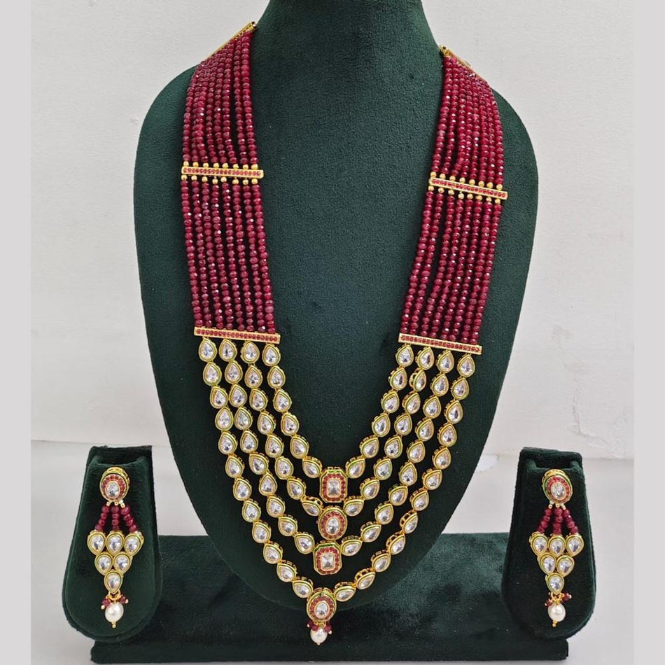 Kundan Choker Necklace in Gold Plated for Bridal | Bridal Jewellery India