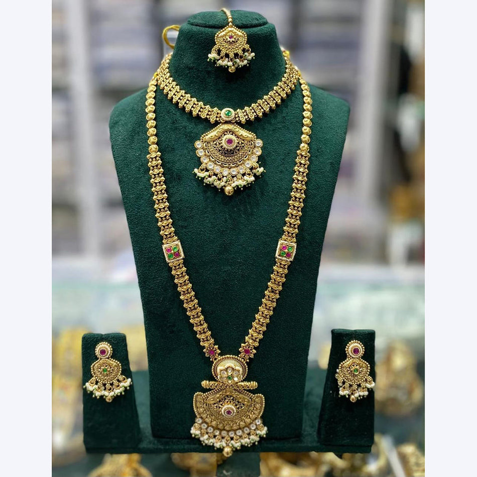 Kundan Choker Necklace in Sterling Silver | Bridal Jewellery India