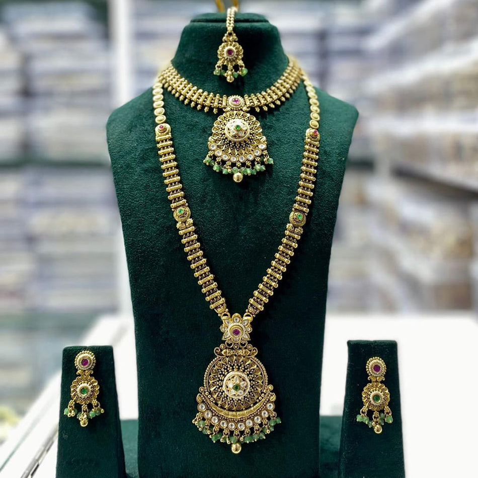 Kundan Choker Necklace in Silver for Bridal | Bridal Jewellery India
