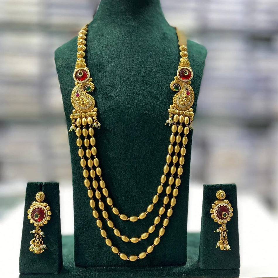 Kundan Choker Necklace in Gold Plated | Bridal Jewellery India
