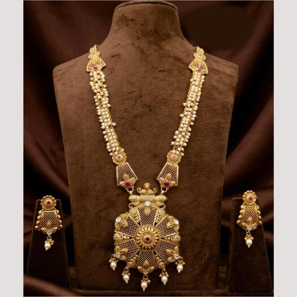 Kundan Choker Necklace in Rose Gold Plated | Bridal Jewellery India