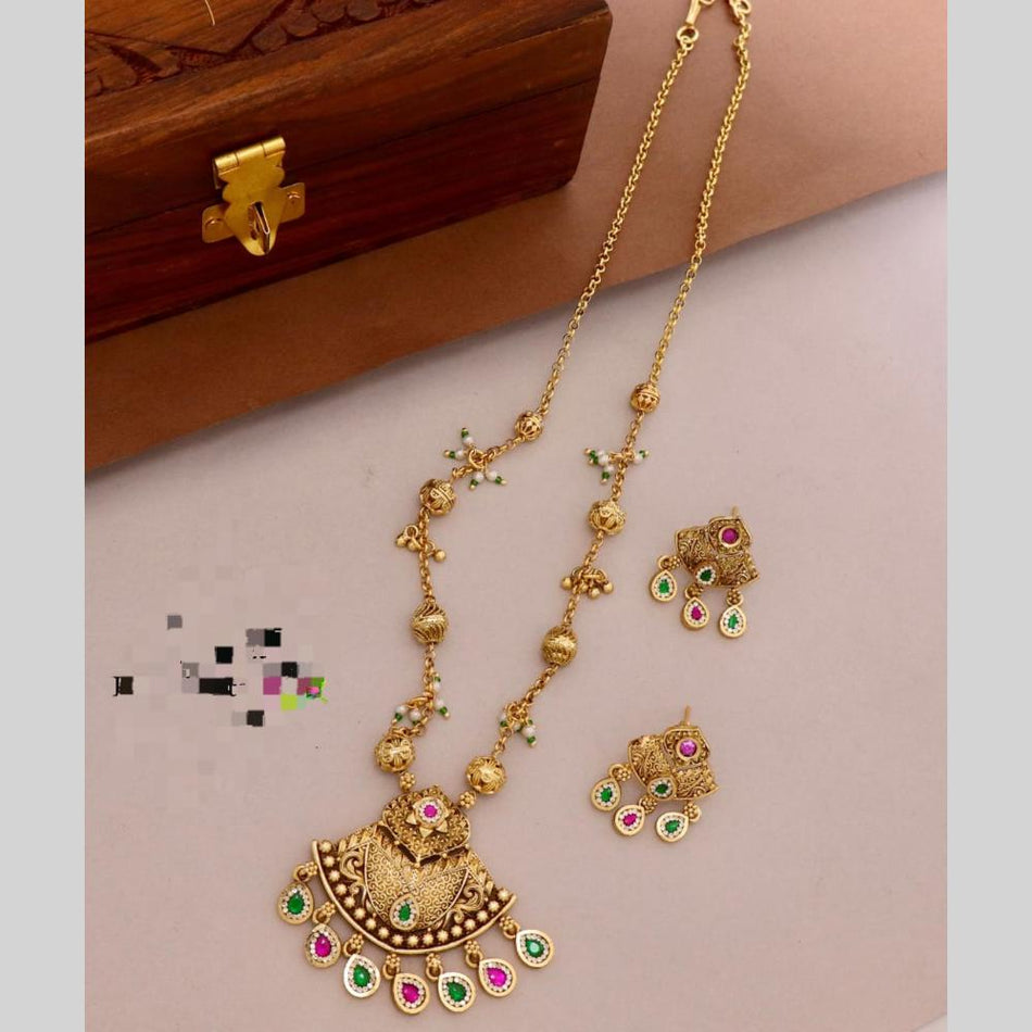 Kota Art Sterling Silver Pendant Necklace for Women | Bridal Jewellery India