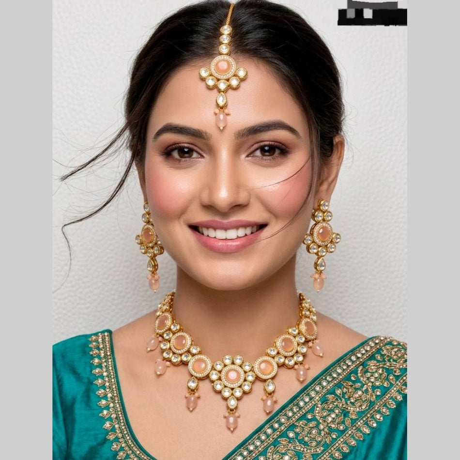 Kota Art Sterling Silver Choker Necklace | Bridal Jewellery India