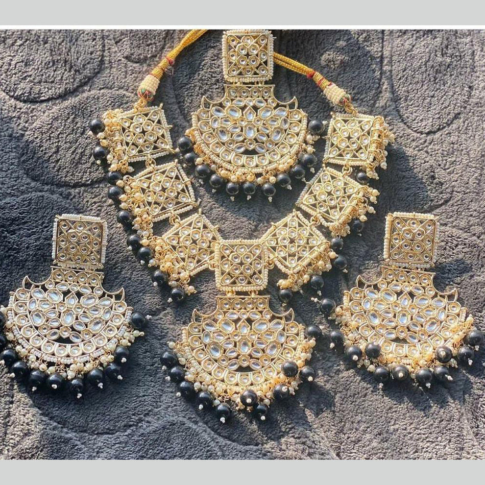 Kundan Choker Necklace in Gold Plated | Bridal Jewellery India
