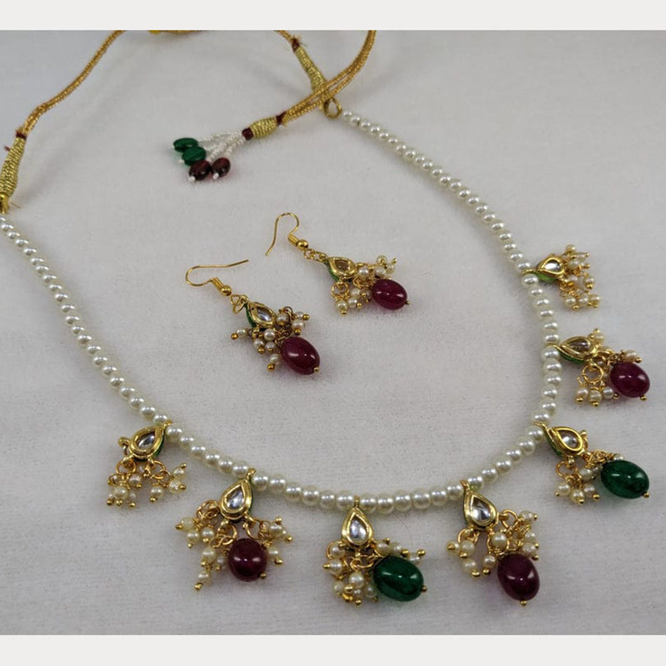 Kundan Choker Necklace in Gold Plated for Bridal | Bridal Jewellery India