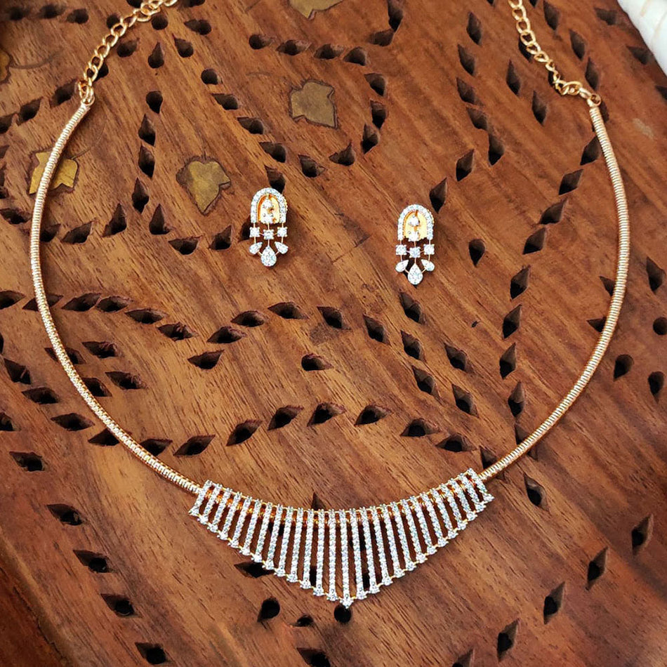 Gold Plated Necklace Set for Occasion | Bridal Jewellery India