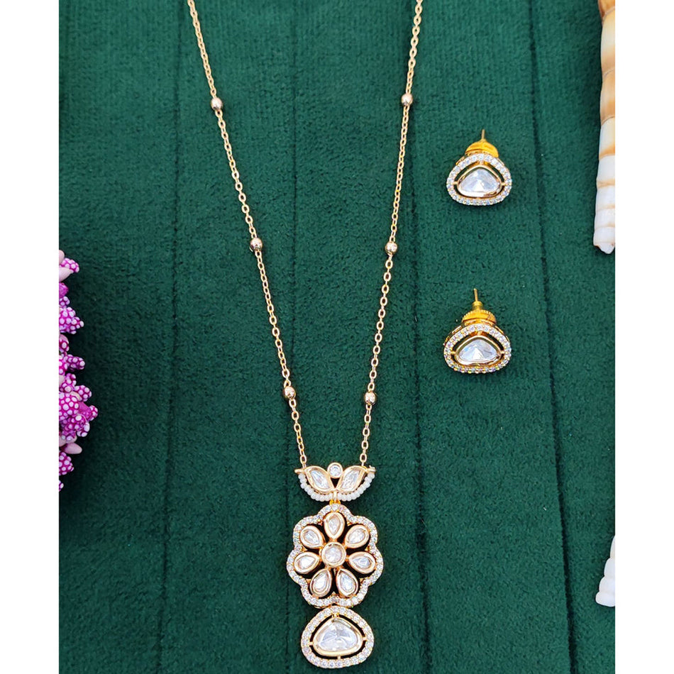 Kundan Choker Necklace in Gold Plated with Polki Diamonds for | Bridal Jewellery India