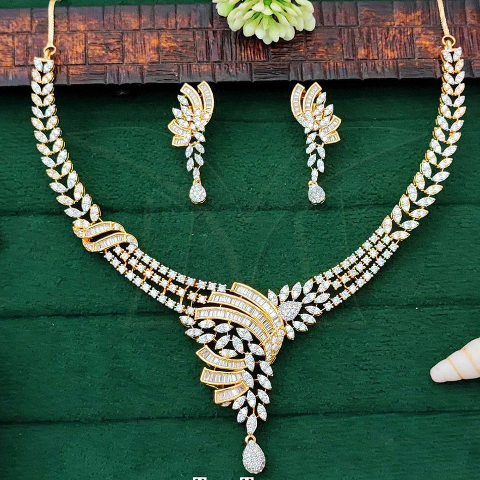 Rose Gold Plated Hoop Earrings for Wedding Day | Bridal Jewellery India