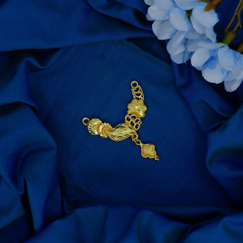 Dye Gold Plated Pendant Necklace Women Wedding | Bridal Jewellery India