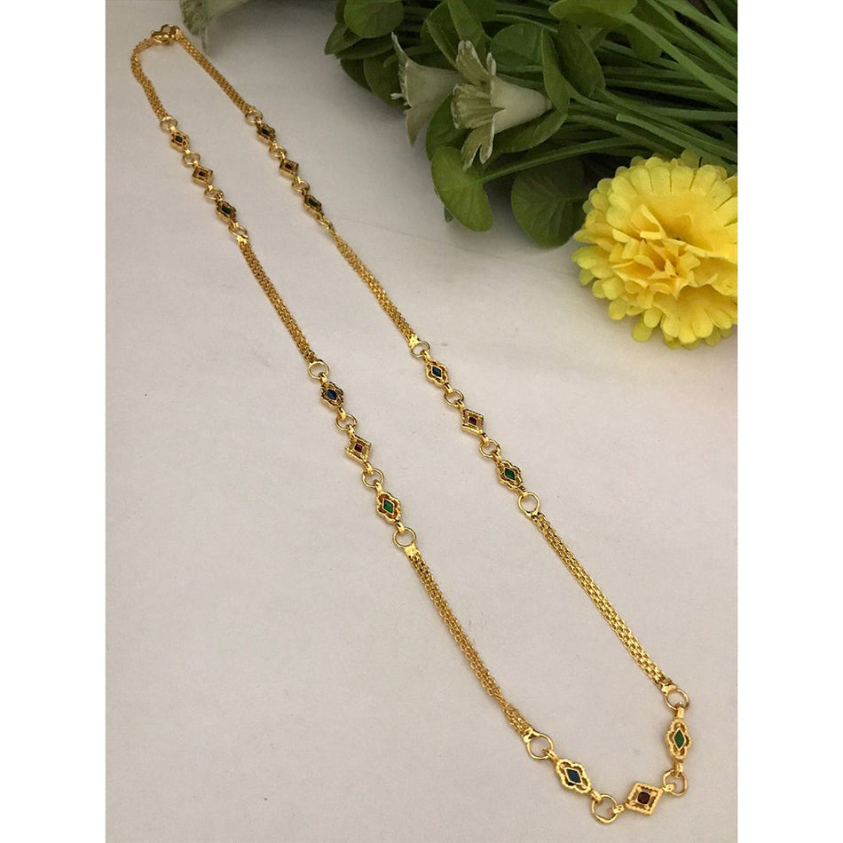 Royal Meenakari Necklace in Gold Plated | Bridal Jewellery India