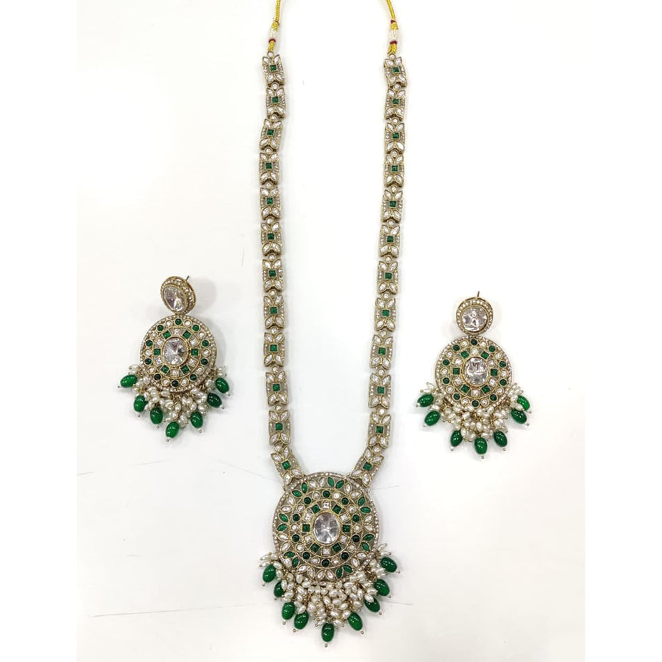 Heritage Pota Pearl Necklace in Gold Tone | Bridal Jewellery India
