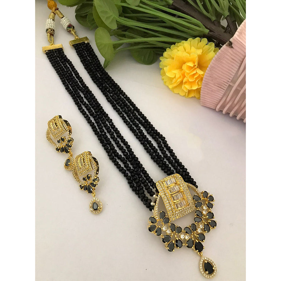 Luxe Pearls   Diamonds Chain Necklace for Parties | Bridal Jewellery India