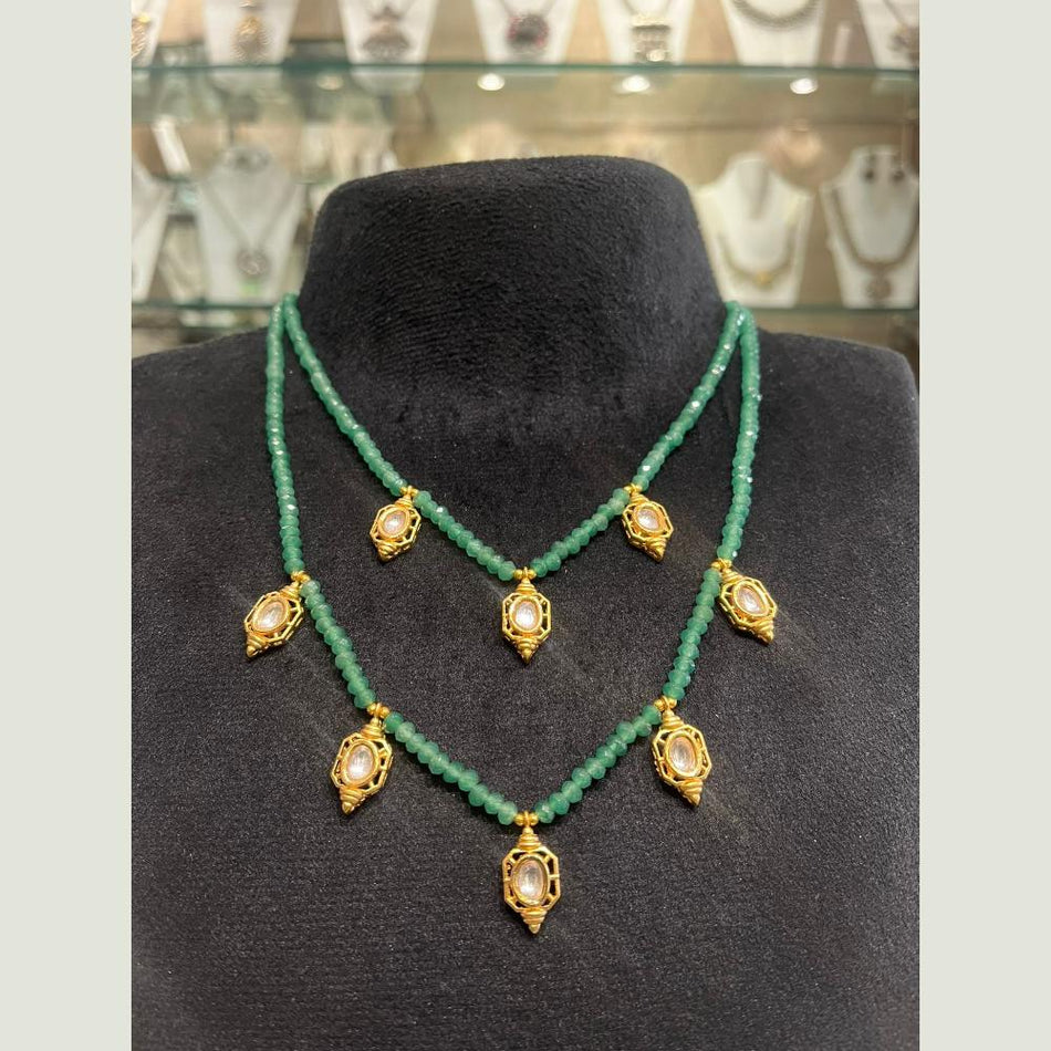 Kundan Necklace in Silver for Bridal | Bridal Jewellery India