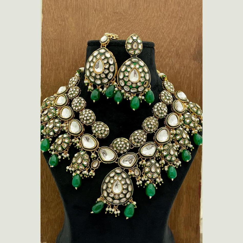 Kundan Necklace in Gold Tone for Bridal Wear | Bridal Jewellery India