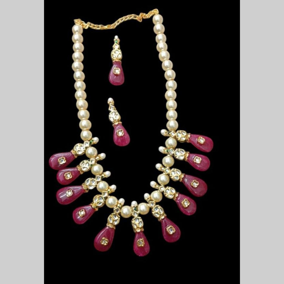 Kundan Necklace in Gold Tone for Bridal Wear | Bridal Jewellery India