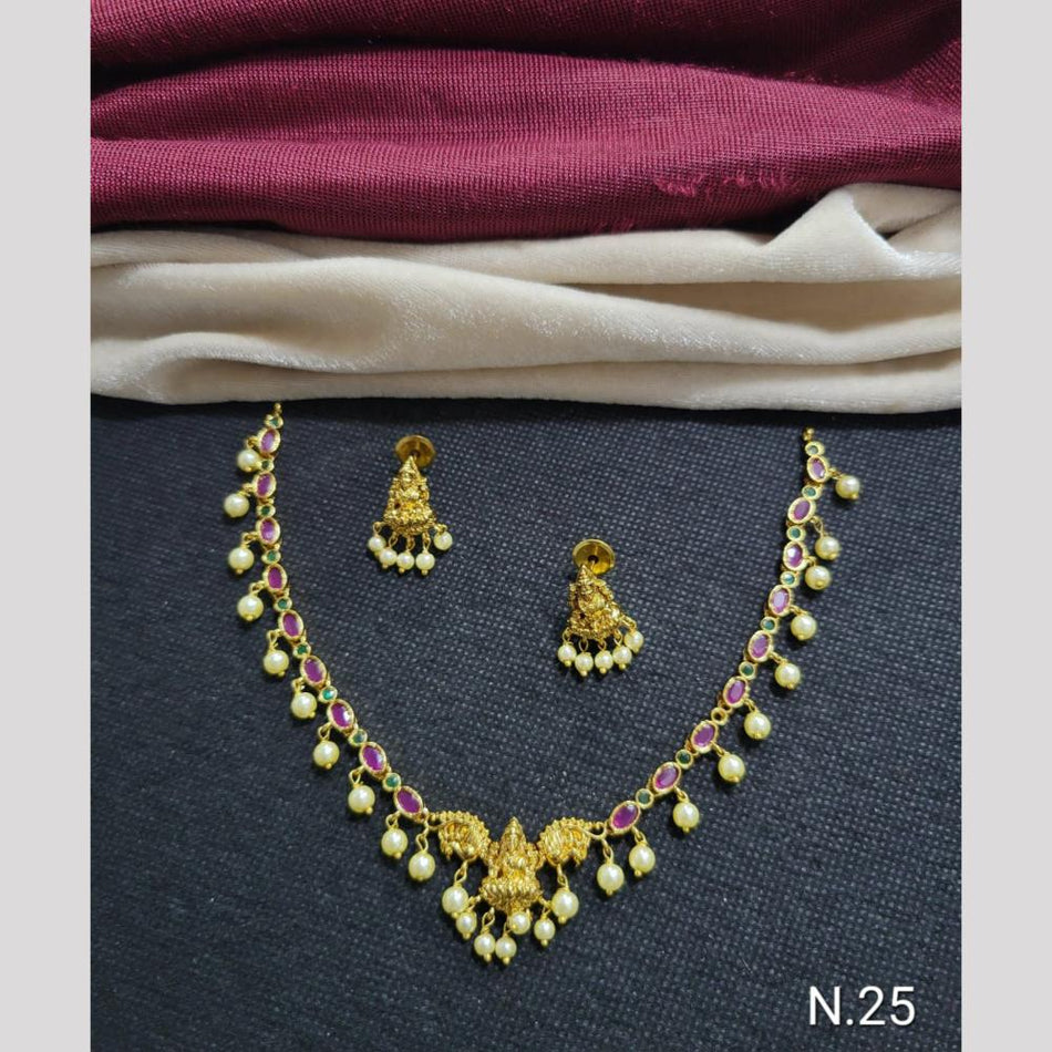 Kundan Choker Necklace in Gold Plated for Bridal | Bridal Jewellery India