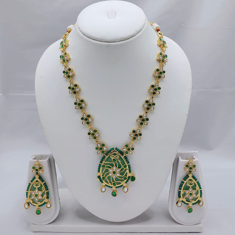 Kundan Choker Necklace in Gold Plated | Bridal Jewellery India